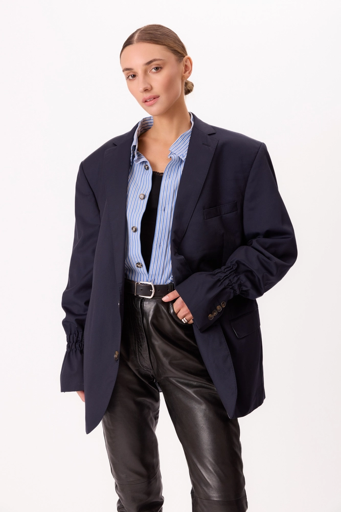 NAVY SLIM FIT JACKET MODEL No2