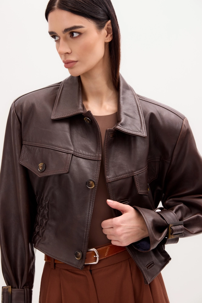 BLACK LEATHER JACKET 