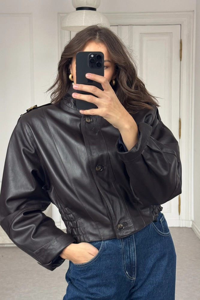 BLACK LEATHER JACKET 