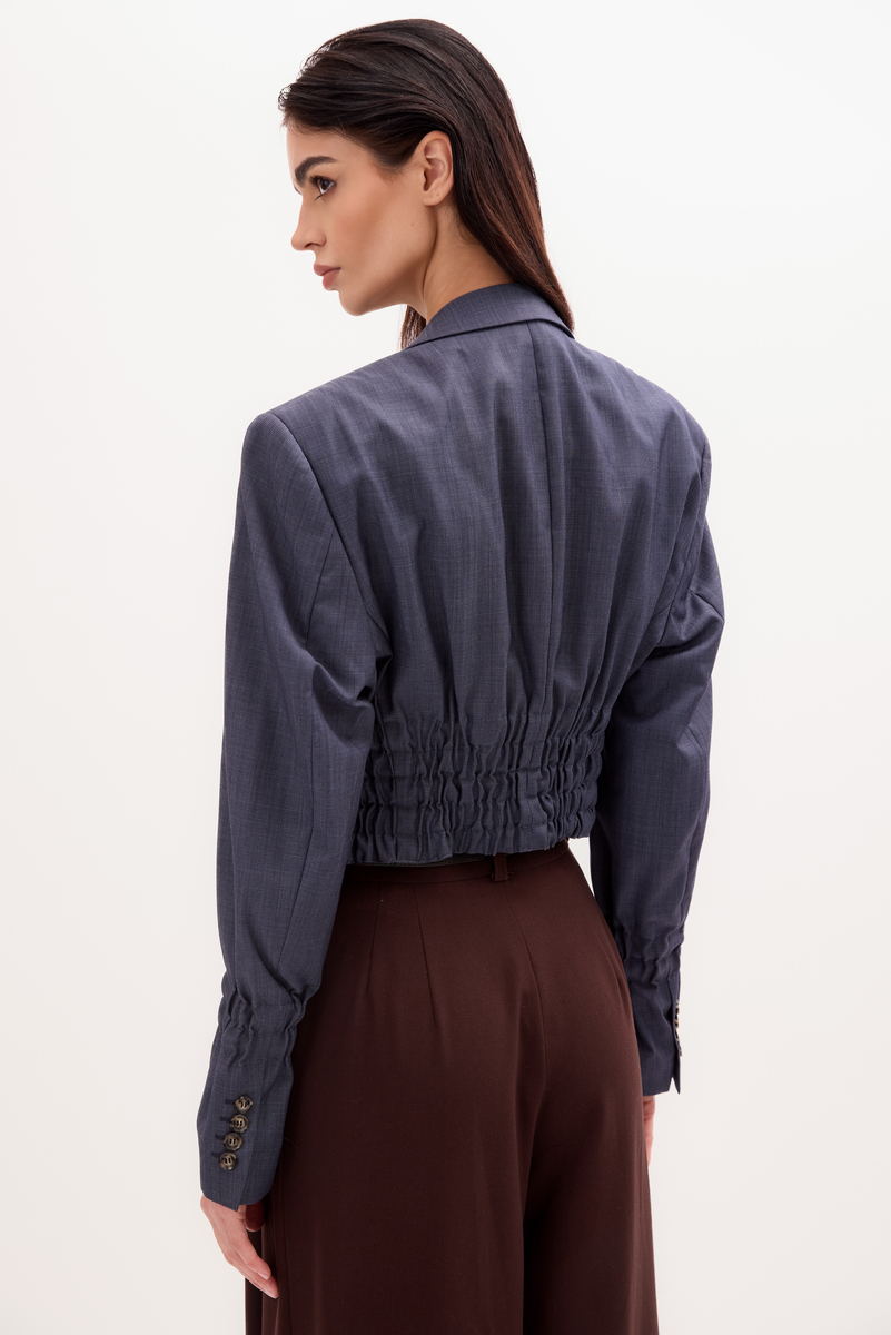 BLUE SHORT JACKET NO2 WITH ADJUSTABLE WAIST