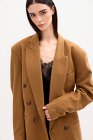 CAMEL WOOL-CASHMERE JACKET MODEL No4