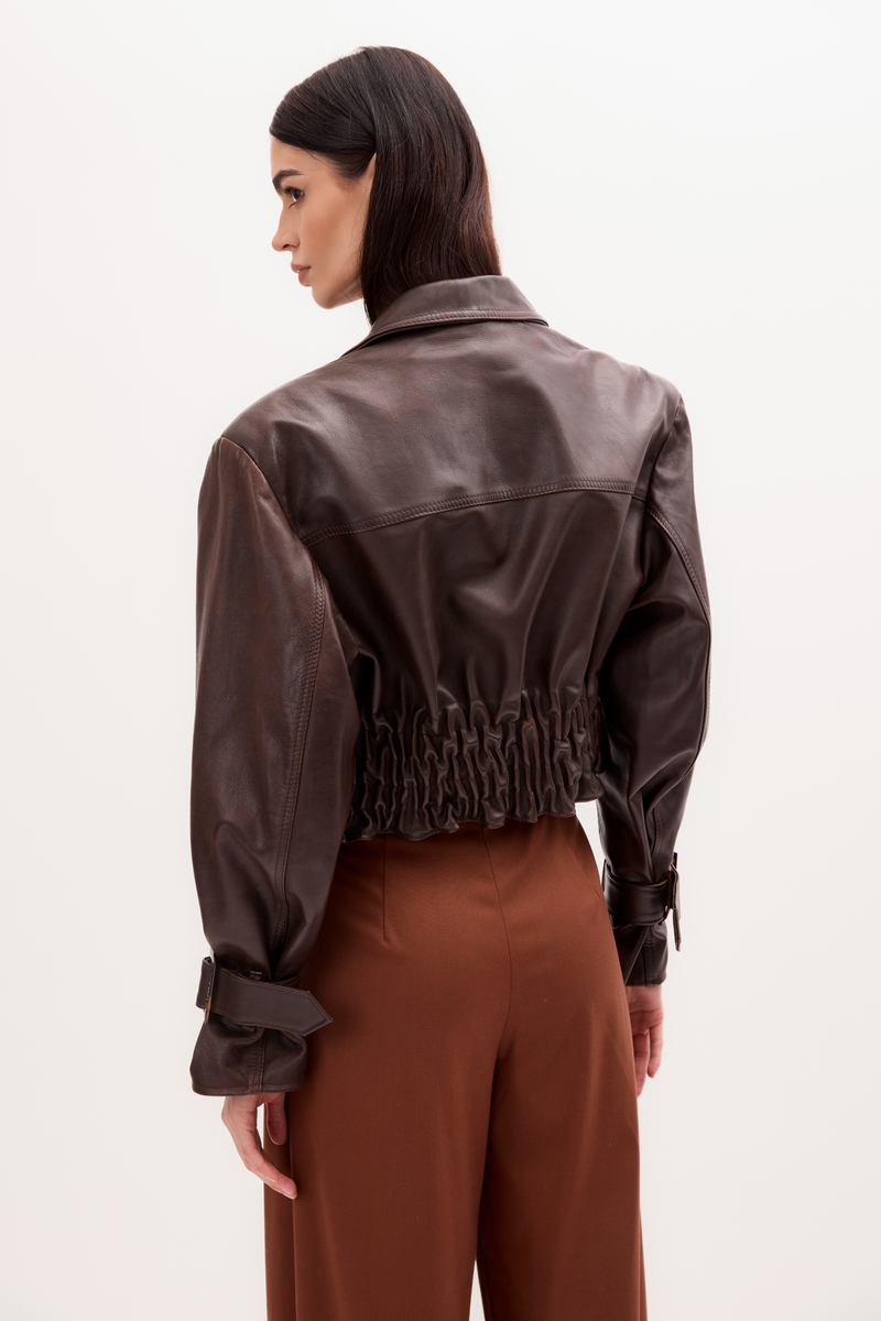 BLACK LEATHER JACKET 