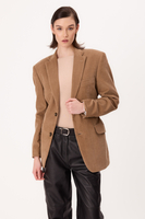 BEIGE VELVET JACKET MODEL No4