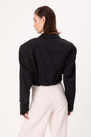 NAVY CLASSIC BLAZER WITH BELT