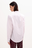 WHITE COTTON SHIRT WITH STRONG ARMS AND DETACHABLE CUSHIONS
