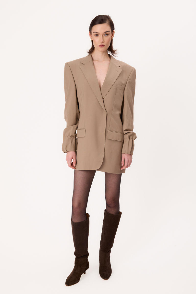 LONG BEIGE BLAZER MODEL No8