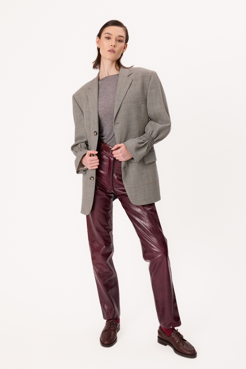 GRAY SLIM FIT JACKET MODEL No2