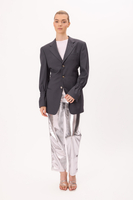 LONG GRAPHITE SLIM FIT JACKET MODEL No2