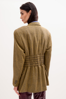 LONG MUSTARD JACKET MODEL No4