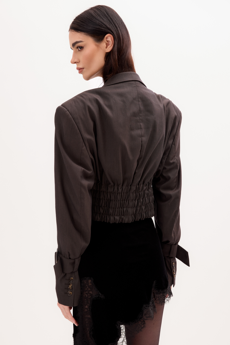 GRAPHITE JACKET No5 WITH BUCKLES