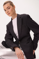 LONG GRAPHITE SLIM FIT JACKET MODEL No2