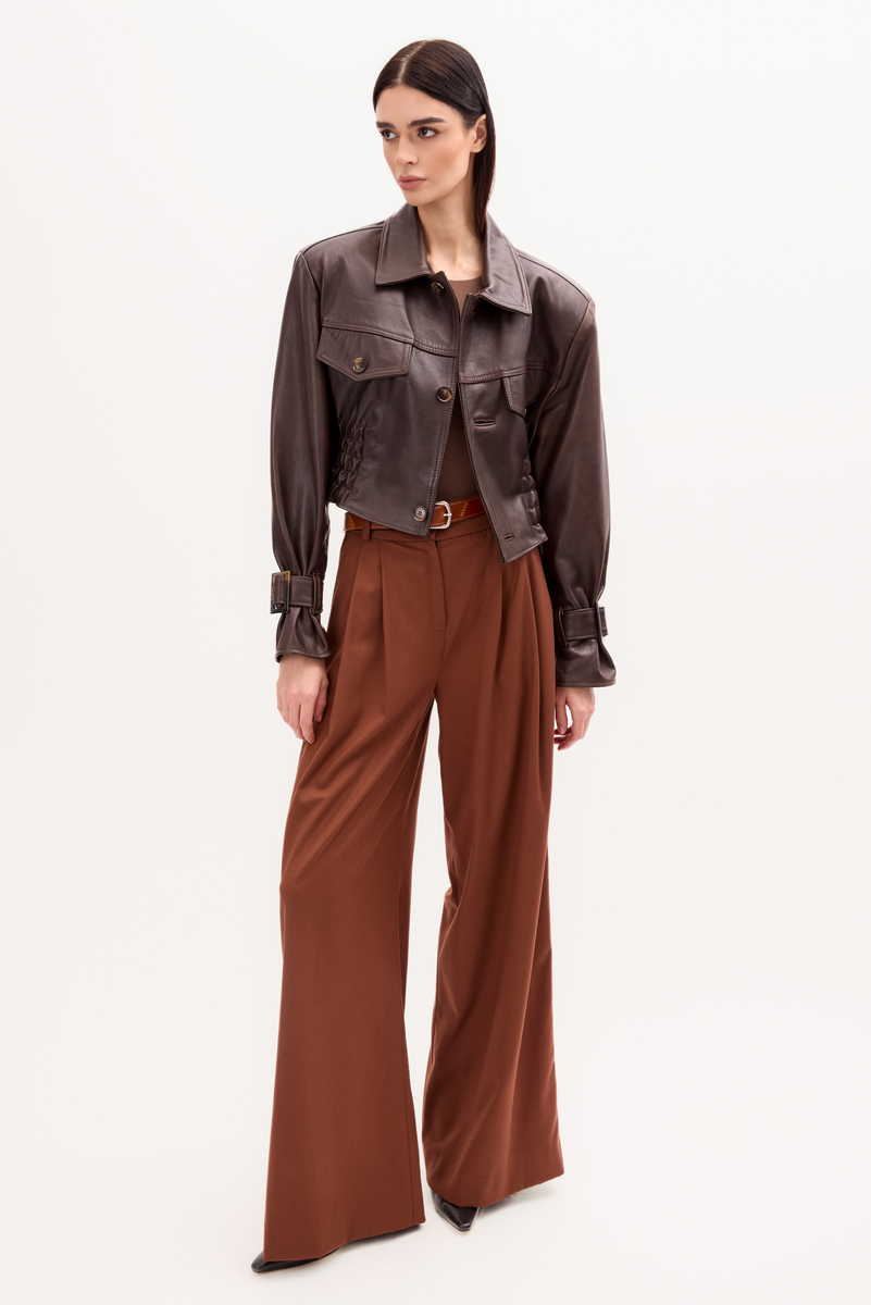 BLACK LEATHER JACKET 