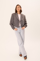 GREY BOMBER JACKET