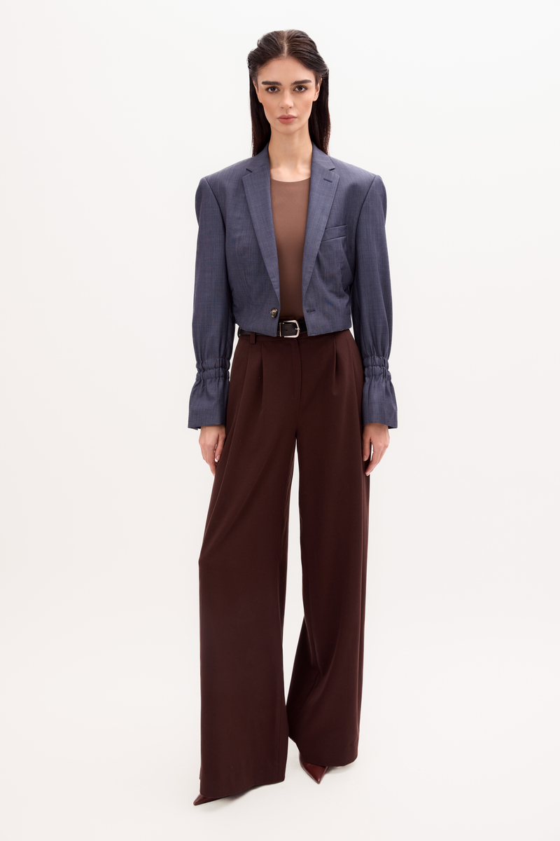 BLUE SHORT JACKET NO2 WITH ADJUSTABLE WAIST