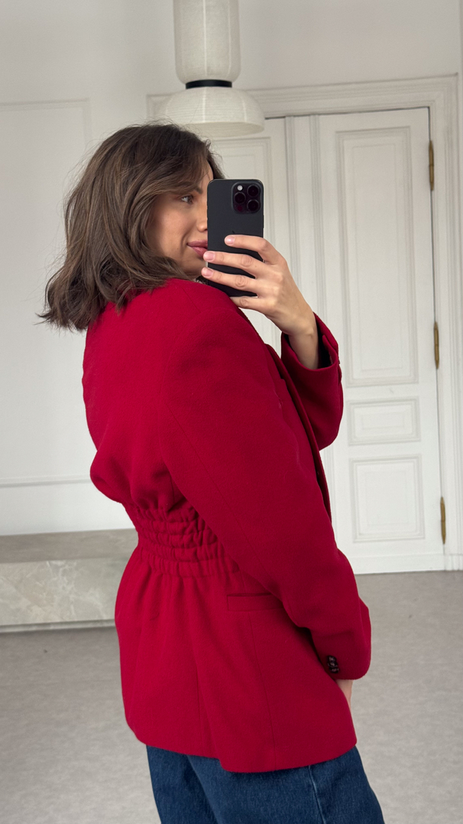 BURGUNDY ADJUSTABLE MODEL No4 BLAZER