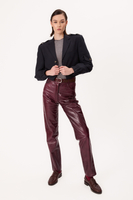 NAVY BLUE BOMBER JACKET WITH A DELICATE STRIP