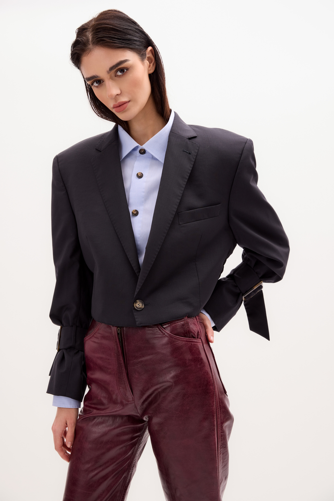 SHORT BLACK JACKET No5