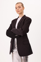 LONG JACKET WITH LIGHT STRIPES MODEL No4