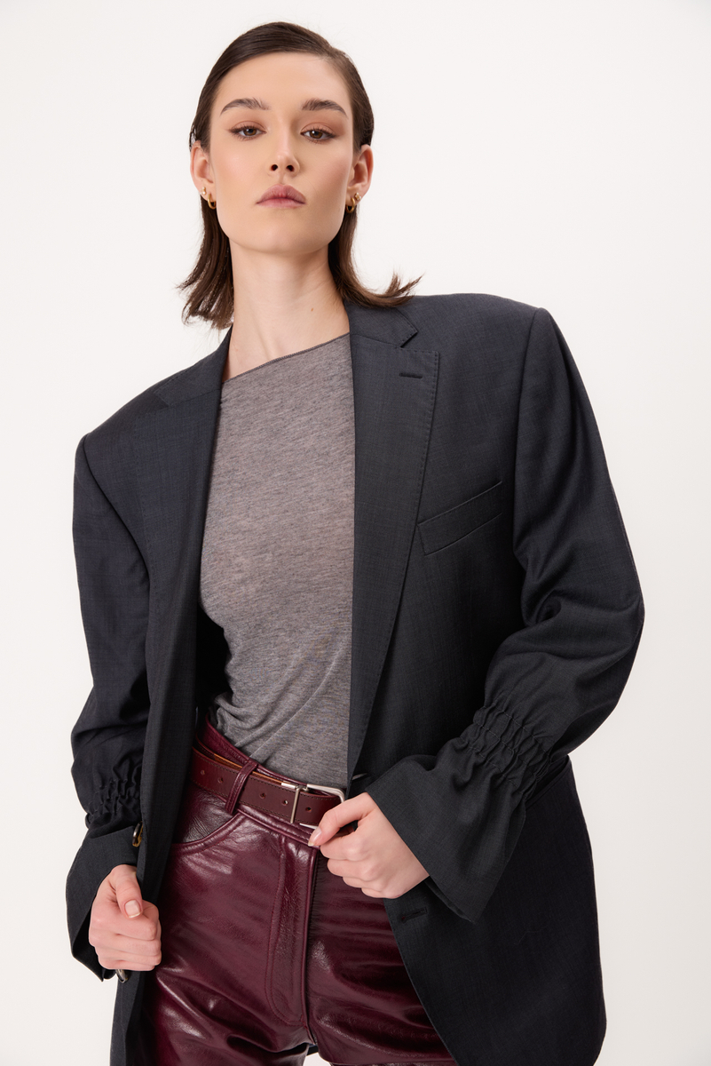 NAVY SLIM FIT JACKET MODEL No2