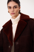 BURGUNDY NATURAL SHEEPSKIN WITH EPADS