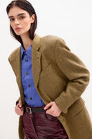 LONG MUSTARD JACKET MODEL No4