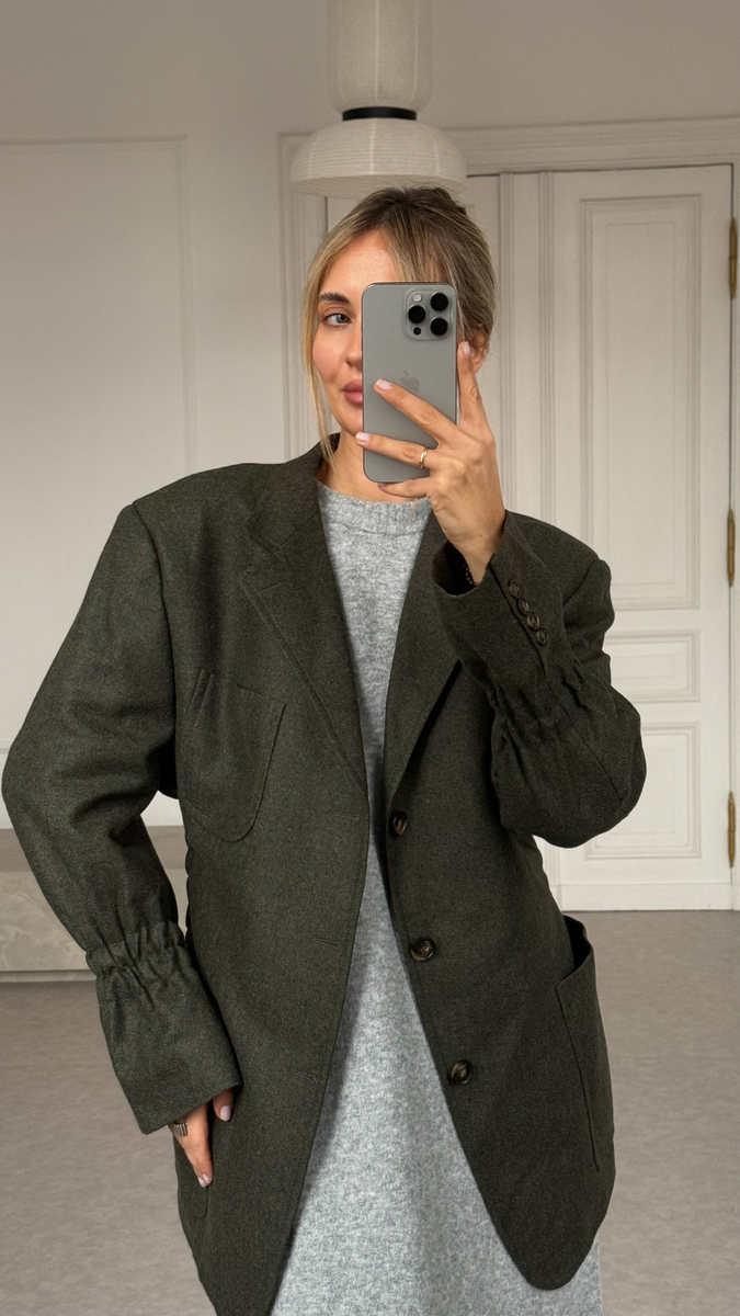 DARK GREEN ADJUSTABLE JACKET MODEL No2