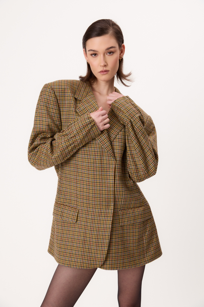 ZIELONA CHECKED JACKET MODEL No. 8