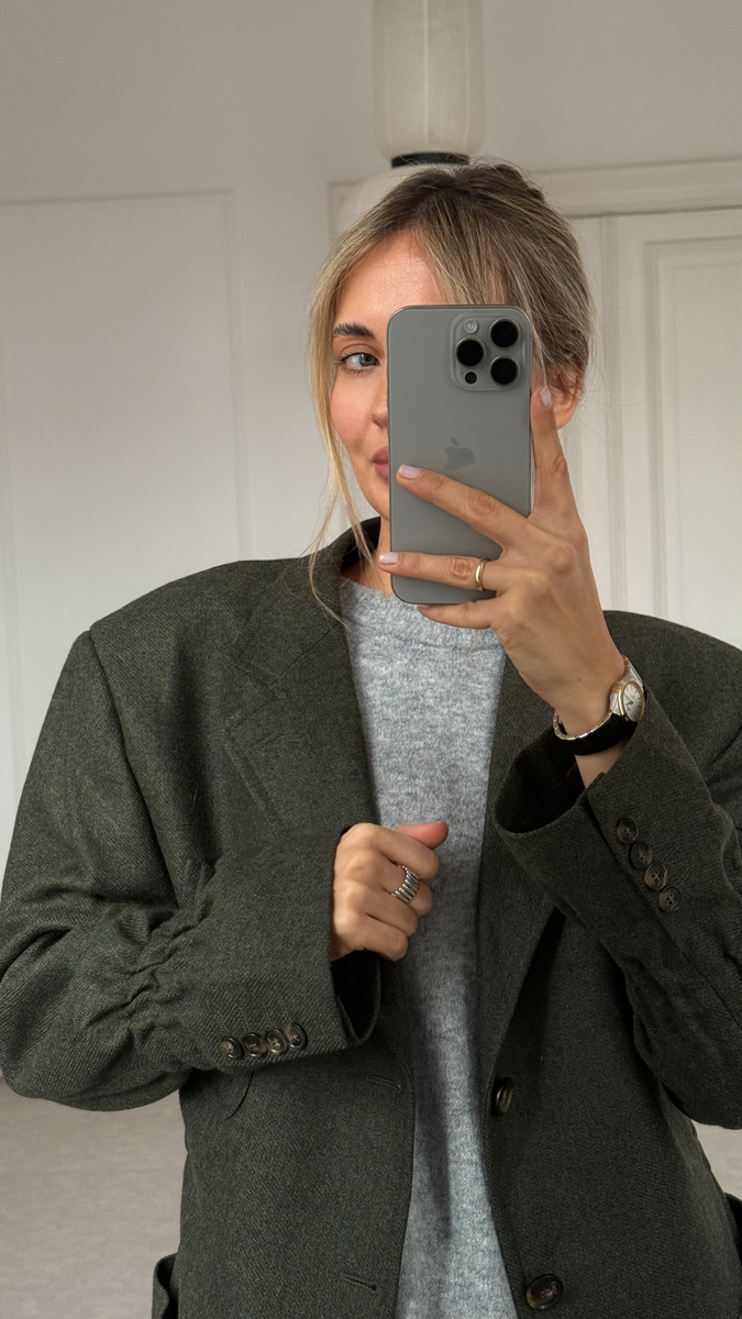 CIEMNOZIELONA TALIOWANA MARYNARKA MODEL No2