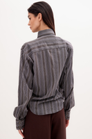 GREY SHIRT WITH STRIPES WITH STRONG ARMS AND DETACHABLE CUSHIONS