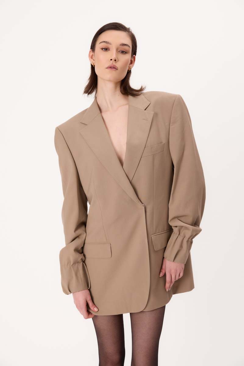 LONG BEIGE BLAZER MODEL No8