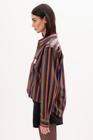 COTTON SHIRT WITH COLORFUL STRIPES WITH STRONG ARMS AND DETACHABLE CUSHIONS