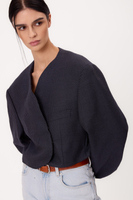 SHORT STRAIGHT NAVY BLUE TALL JACKET MODEL No9