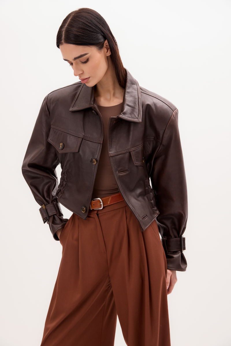 BLACK LEATHER JACKET 