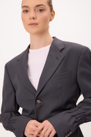 LONG GRAPHITE SLIM FIT JACKET MODEL No2