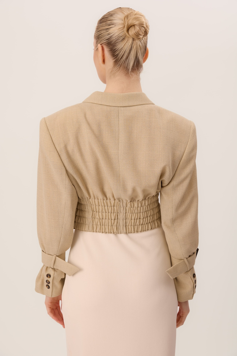 LIGHT FITTED JACKET WITH BUCKLES MODEL No5