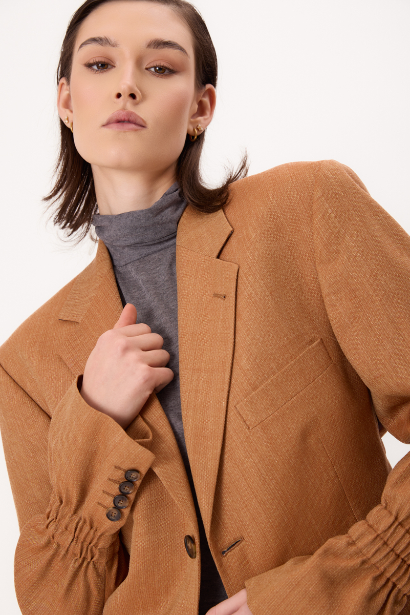 RED SLIM FIT JACKET MODEL No2