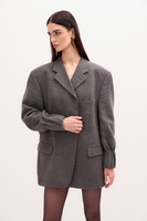 LONG MINIMALIST GRAY JACKET MODEL No8