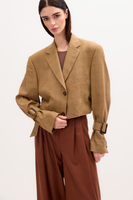 KRÓTKA MASEŁKOWA MARYNARKA No5 W KRATĘ