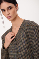 SHORT STRAIGHT GREEN REGULAR JACKET