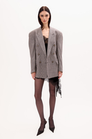 DOUBLE-BREASTED CHECKED JACKET MODEL No4