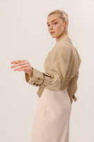 LIGHT FITTED JACKET WITH BUCKLES MODEL No5