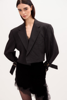 GRAPHITE PINSTRIPE JACKET No5