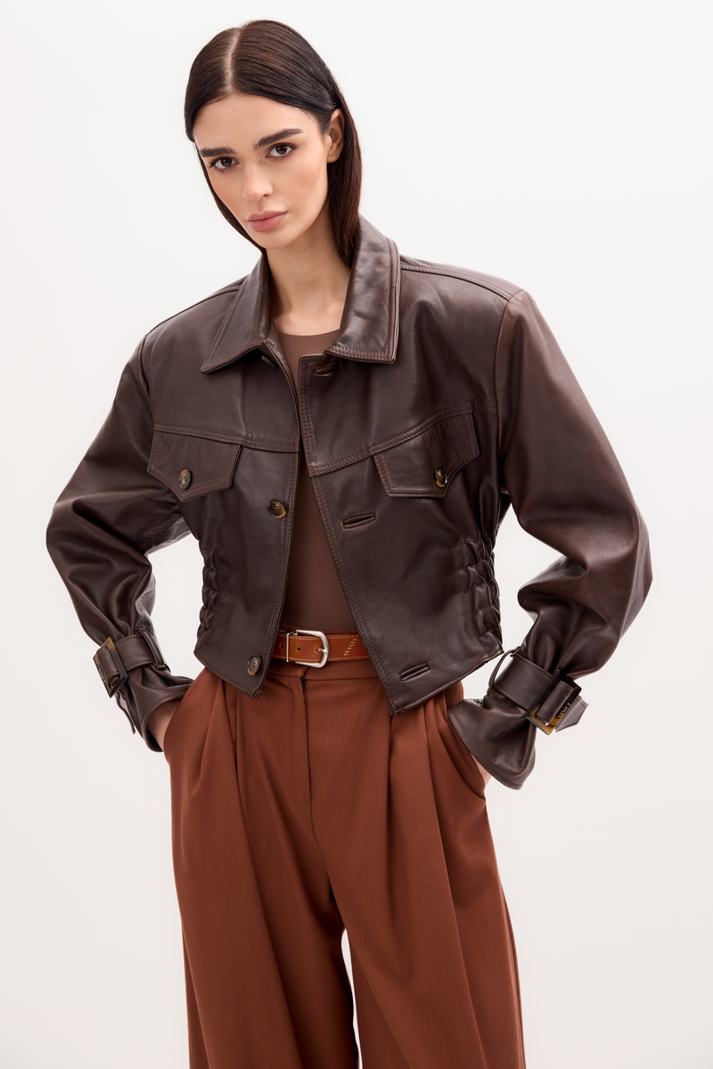 BLACK LEATHER JACKET 