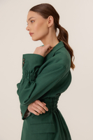 ZIELONA WEŁNIANA MARYNARKA MODEL No2