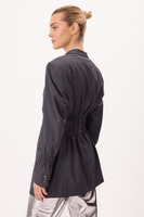 LONG GRAPHITE SLIM FIT JACKET MODEL No2