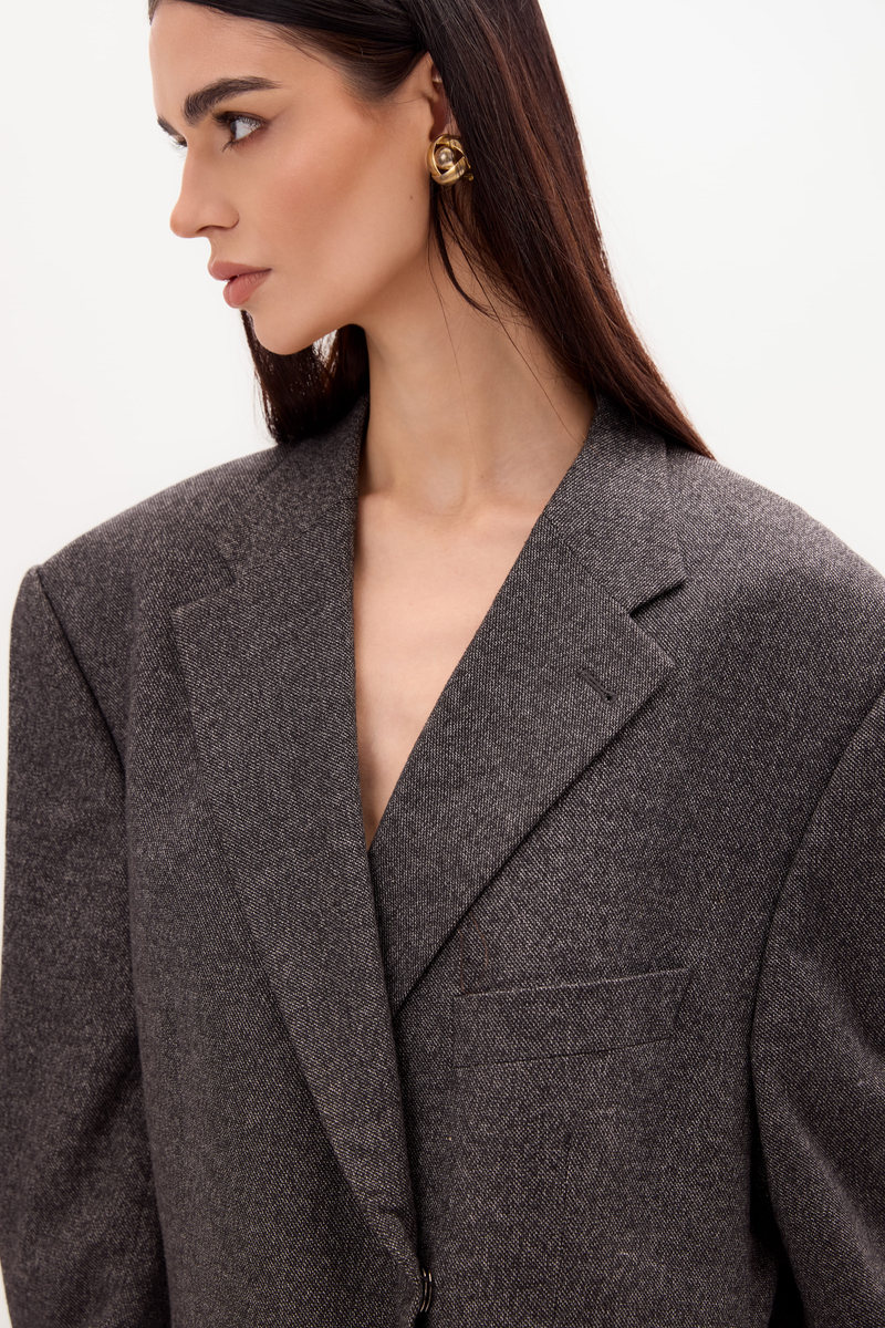 MINIMALISTYCZNA SZARA MARYNARKA MODEL No8 