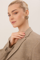 DŁUGA TALIOWANA BEŻOWA  MARYNARKA  MODEL No2
