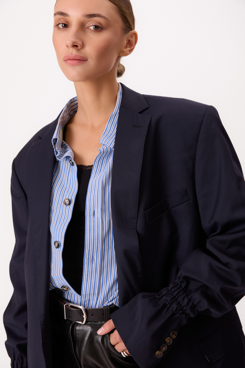 NAVY SLIM FIT JACKET MODEL No2