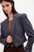 BLUE SHORT JACKET NO2 WITH ADJUSTABLE WAIST