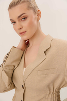 LIGHT FITTED JACKET WITH BUCKLES MODEL No5